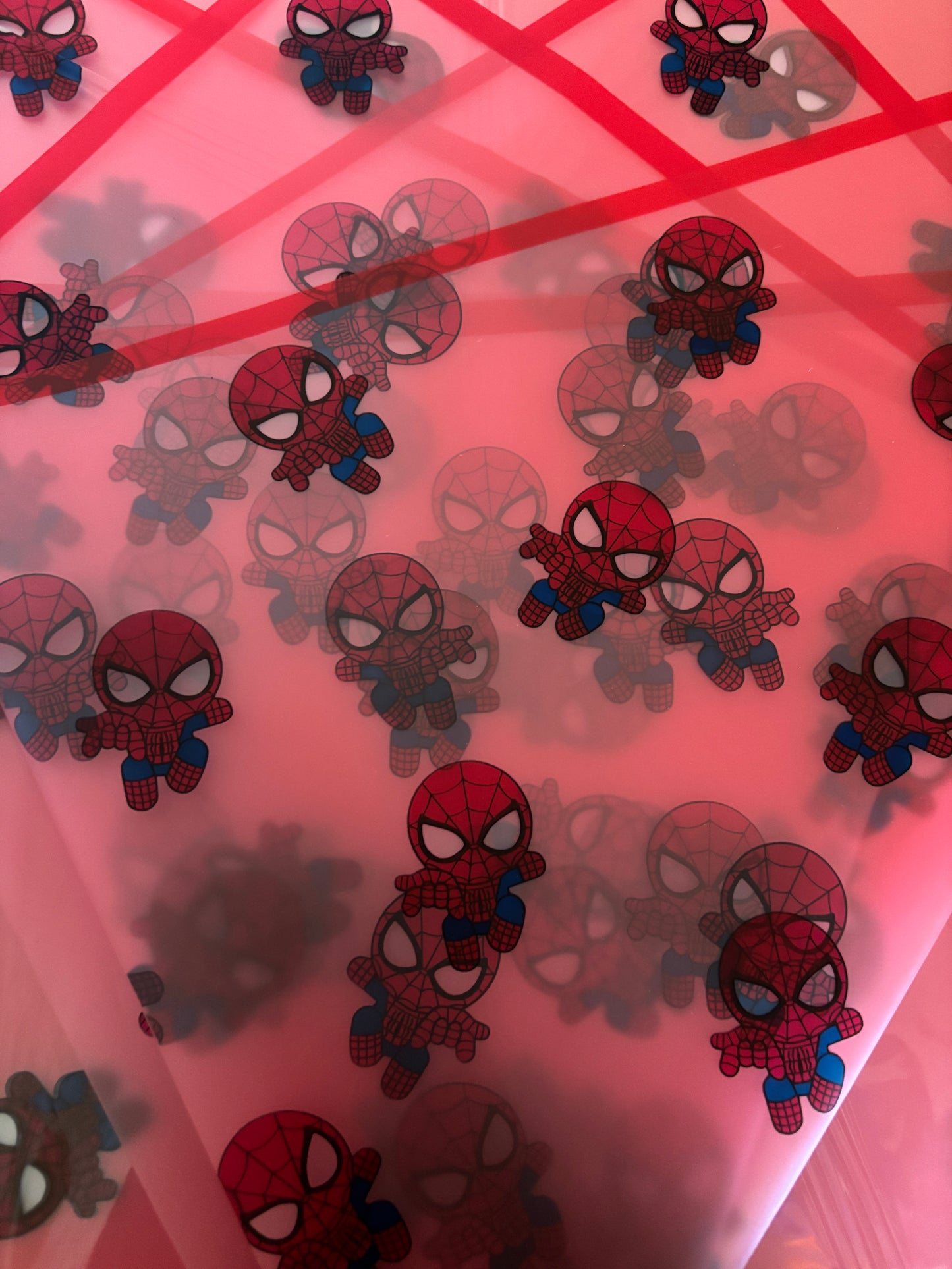 Transparent red Spiderman🕸️