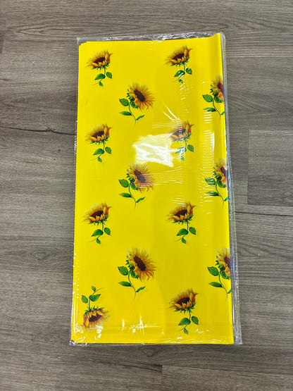 Yellow with sunflowers printed🌻