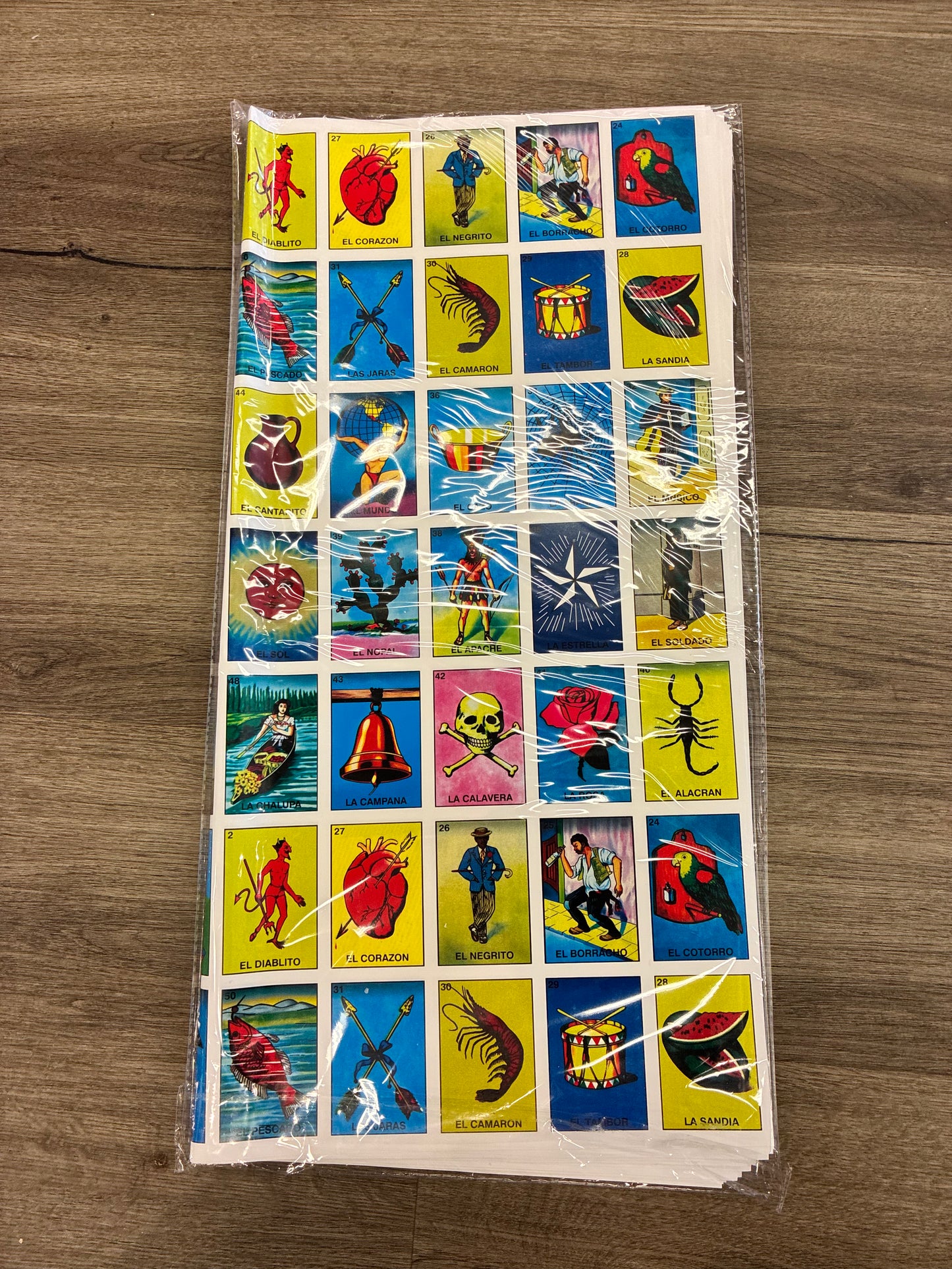 Loteria printed waterproof ❤️