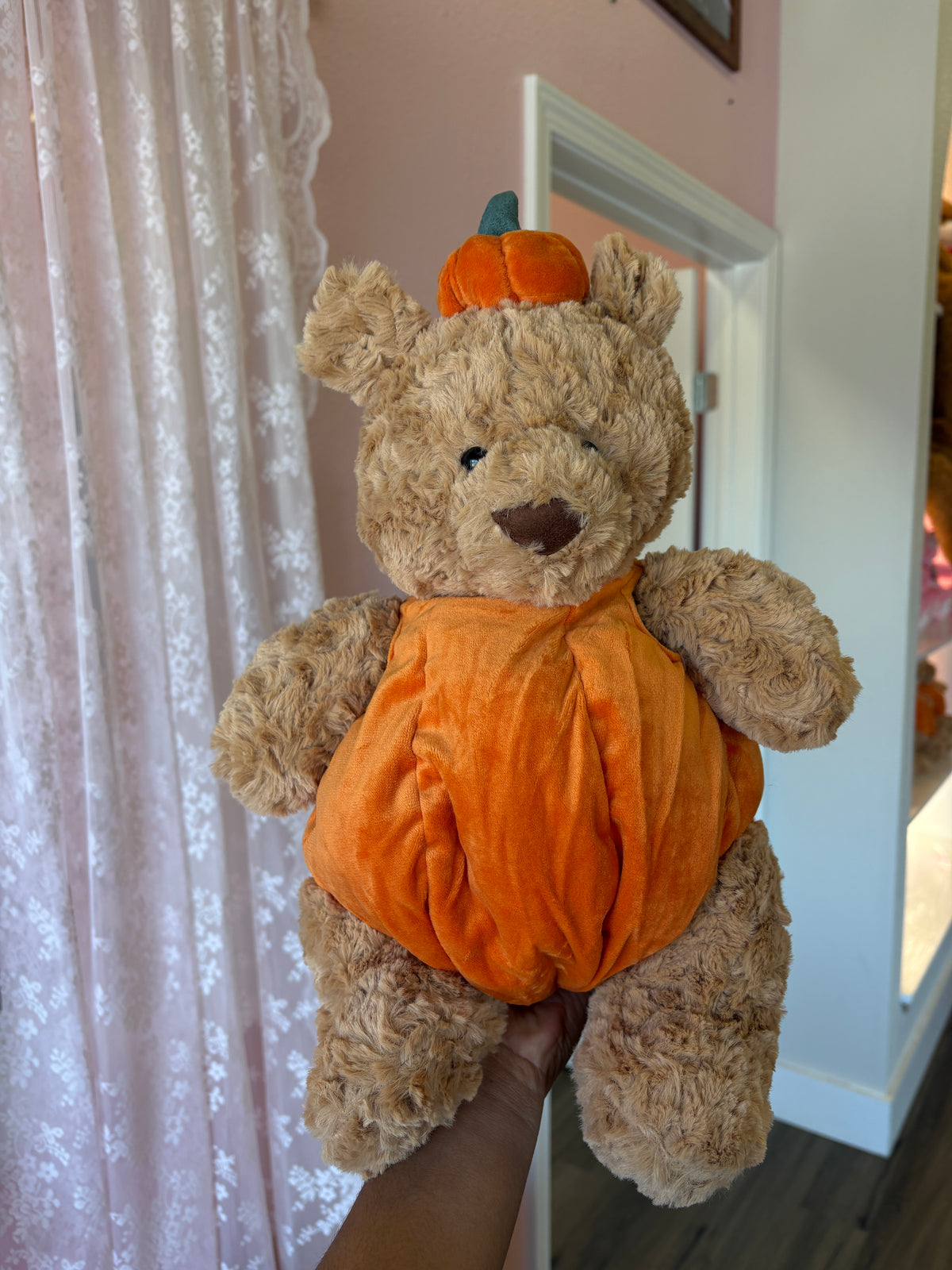 Pumpkin teddy bear🎃
