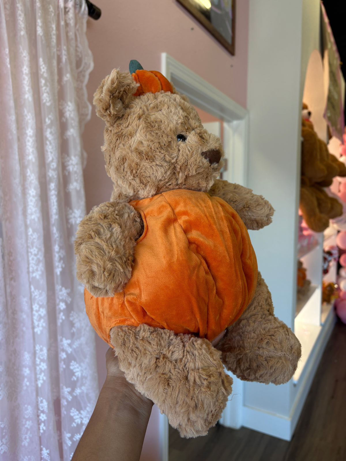Pumpkin teddy bear🎃
