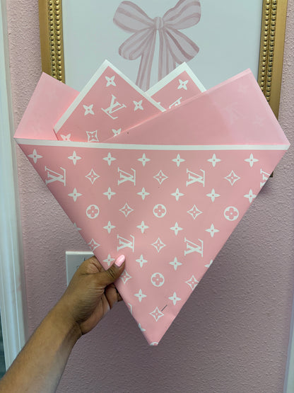 Light pink LV with white edge
