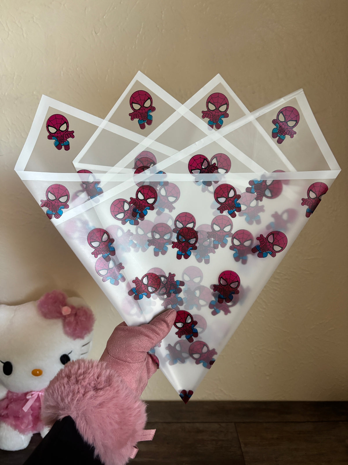 Transparent white Spiderman 🕸️