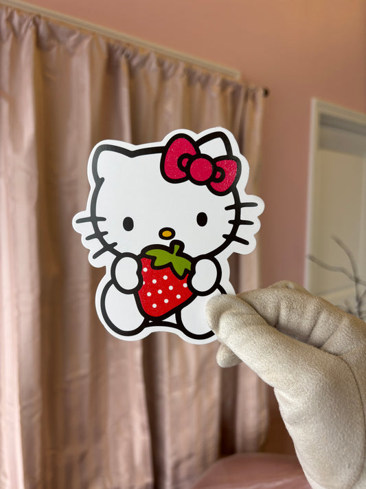 Hk holding strawberry 🍓