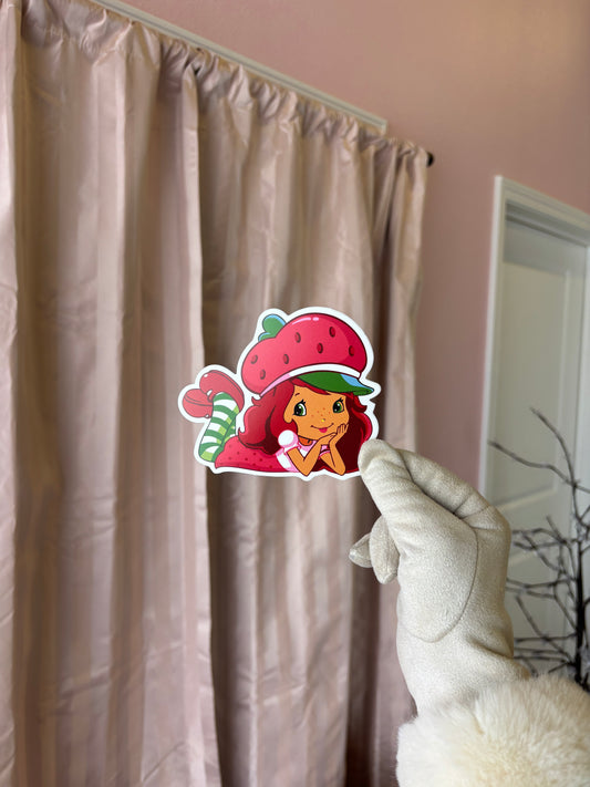 Strawberry shortcake laying down 🍰