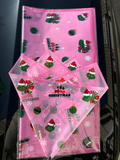 Transparent pink Mr Grinch 🎄