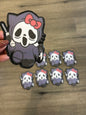 1 Hello Kitty Ghostface with black glitter background