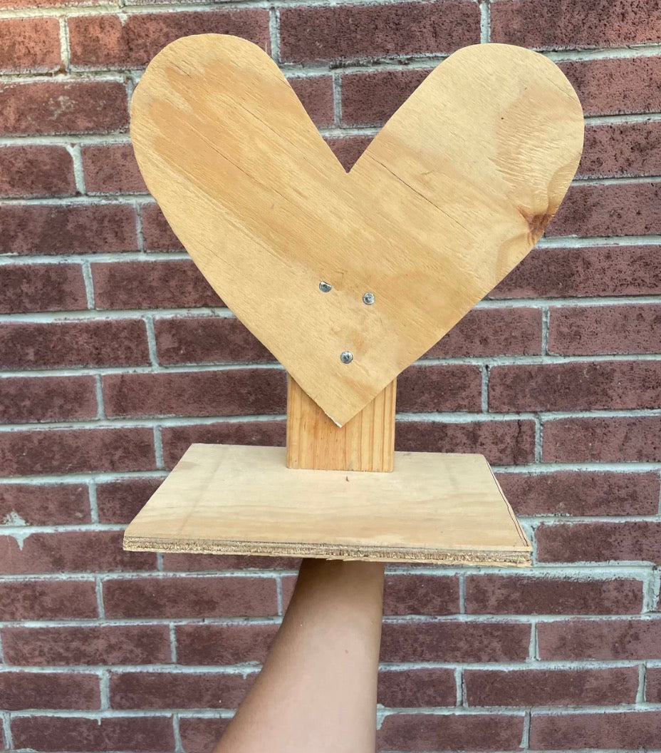 Small flat heart