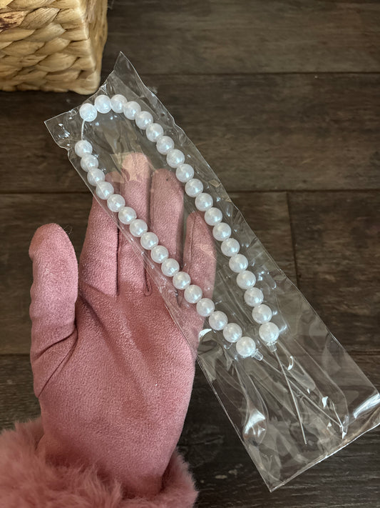 Custom bend pearl Wire 🎀