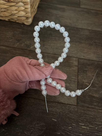 Custom bend pearl Wire 🎀